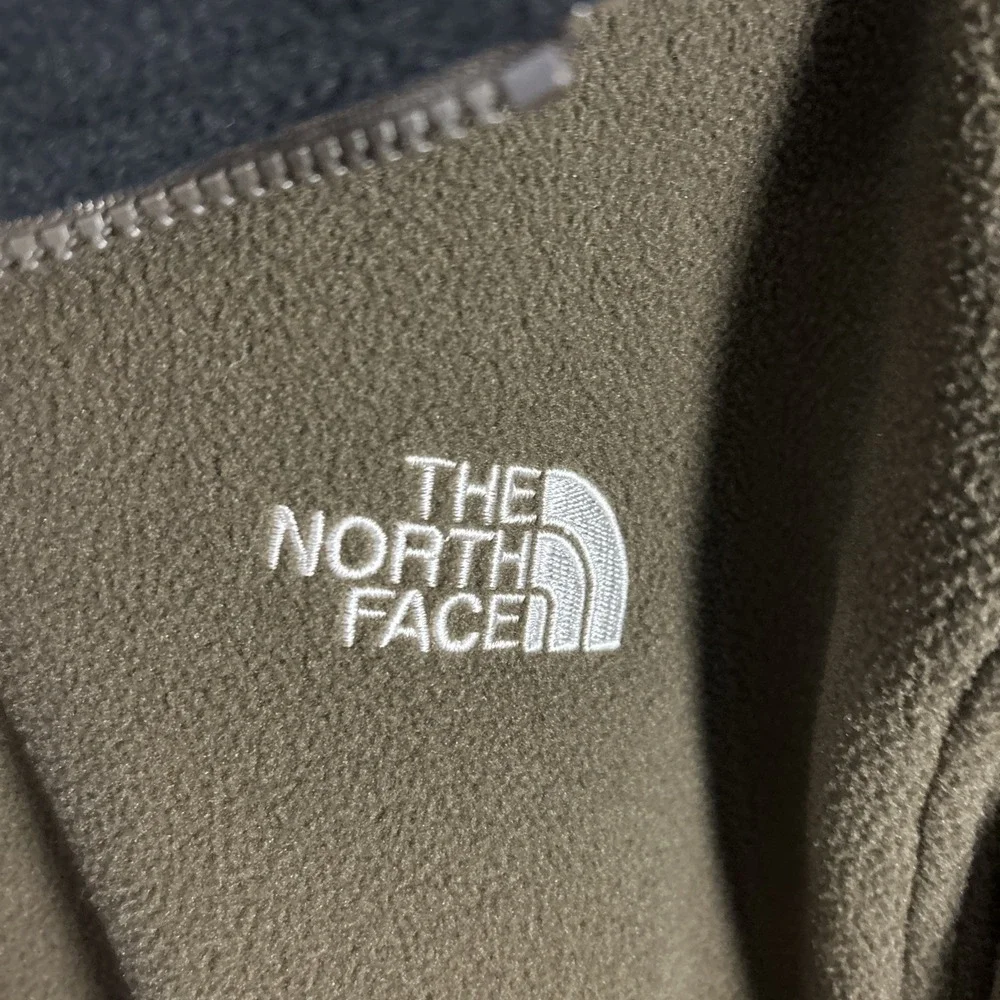 The North Face Jacket Mens‎ XL Brown Polartec Fleece Full Zip Hiking Outdoors